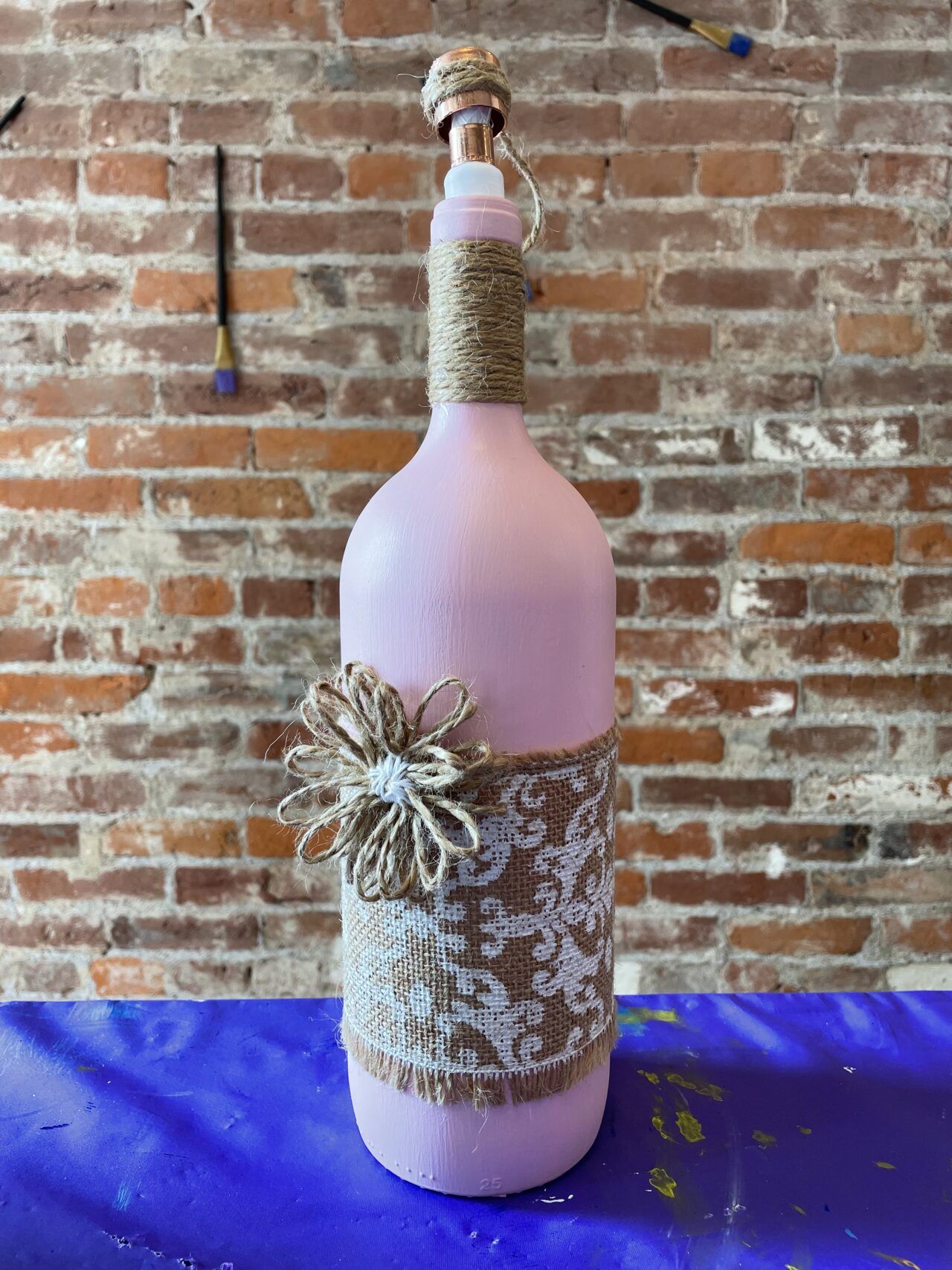 Unique decoration for wine bottle