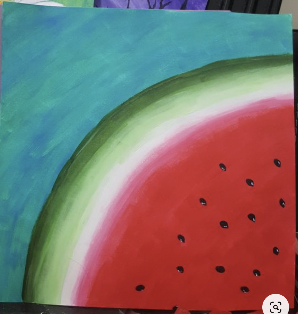 Watermelon Canva Painting